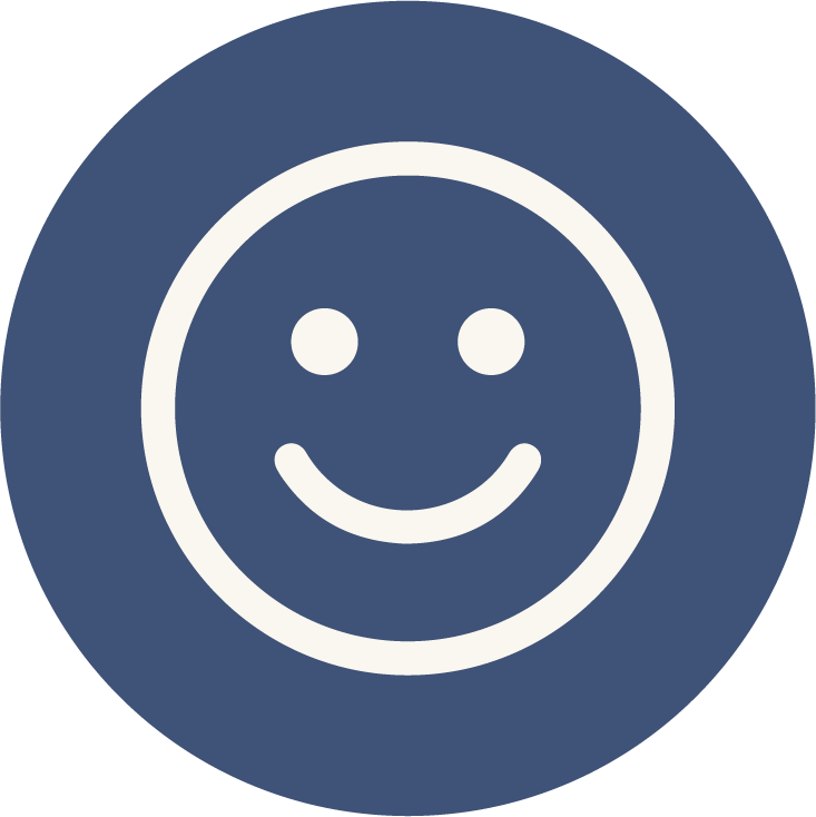 Smiling icon